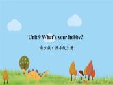 湘少版英语五年级上册 Unit 9 What's your hobby PPT课件+素材