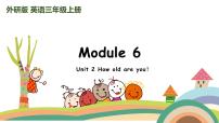 小学外研版 (三年级起点)Unit 2 How old are you?教课内容课件ppt