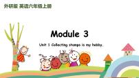 外研版 (三年级起点)六年级上册Module 3Unit 1 Collecting stamps is my hobby.示范课ppt课件