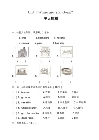 陕旅版四年级下册Unit 5 Where Are You Going?精品同步训练题