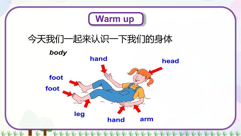 三年级上册英语课件+教案-Unit 3 Lesson 14 My Body 冀教版（三起）04