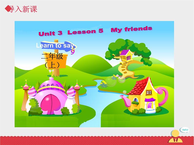 人教新起点英语二年级上Unit3 lesson5《My Friends》课件03