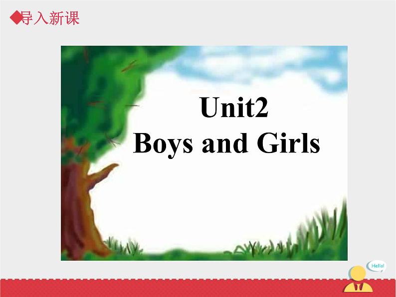 人教新起点英语二年级上unit2 BoysandGirls课件第1课时课件03