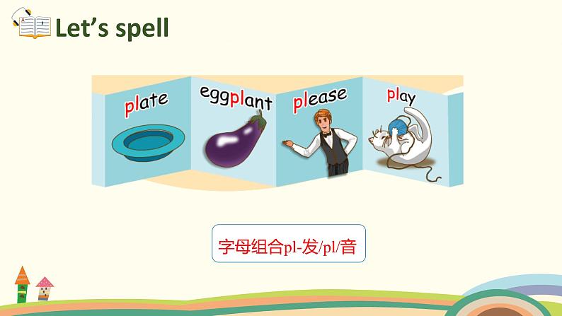 3. 人教版五年级下Unit 1 Part A Let's spell 精品PPT课件05