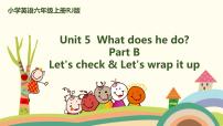 小学英语人教版 (PEP)六年级上册Unit 5 What does he do? Part B授课ppt课件