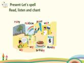 3.五英人上 .五英人上 Unit5-partA-Let's spell精品PPT课件