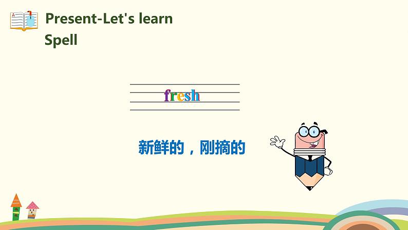 5 .五英人上 Unit3-partB-Let's learn & Look, Write and say精品PPT课件04