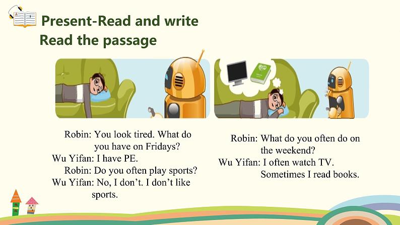 6 .五英人上 Unit2-partB-Read and write & Let's check & Let's wrap it up精品PPT课件02