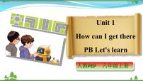 小学英语人教版 (PEP)六年级上册Unit 1 How can I get there? Part B授课ppt课件