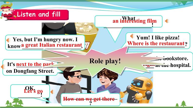 【人教PEP版】英语六年级上册 Unit 1 How can I get there PB Read and write (公开课）优质课件+教案+练习+动画素材05