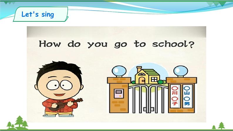 【人教PEP版】英语六年级上册 Unit 2 Ways to go to school PB Read and write (公开课）优质课件+教案+练习+动画素材02