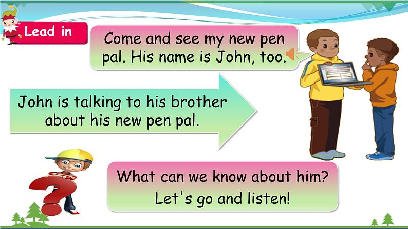 Unit 4 I have a pen pal PB Let 's learn 课件第5页