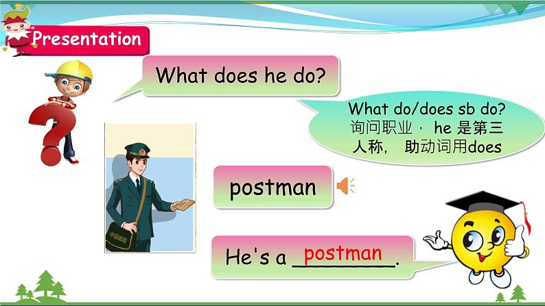 Unit 5 What does he do PA Let 's learn 课件第6页