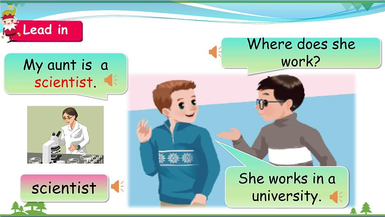 【人教PEP版】英语六年级上册 Unit 5 What does he do PB Let's learn  (公开课） 优质课件 教案 练习 动画素材06