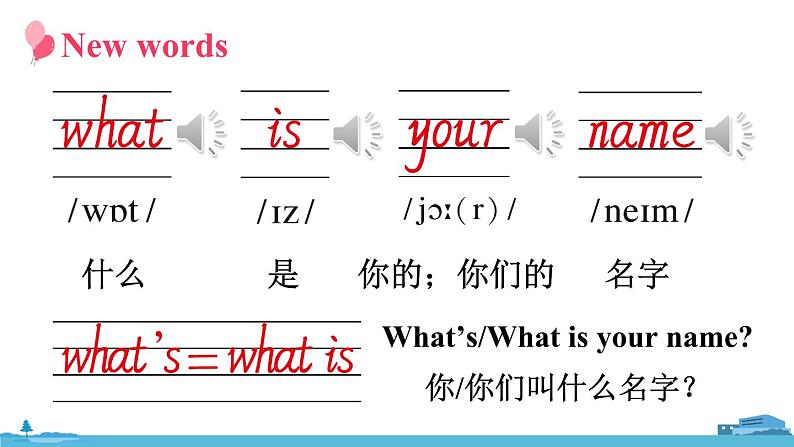 精通五年级英上册 Unit 1 Lesson 5 PPT课件+音频07