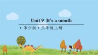 湘少版三年级上册Unit 9 It's a mouth课文ppt课件