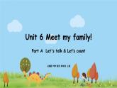 1人教·PEP 4上 Unit 6 Part A  Let's talk & Let’s count PPT课件+音频