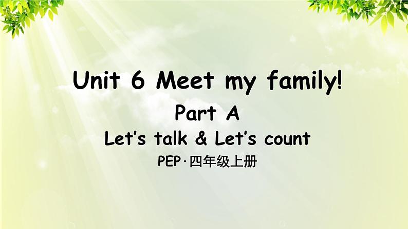 1Unit 6 Part A 第1课时第1页