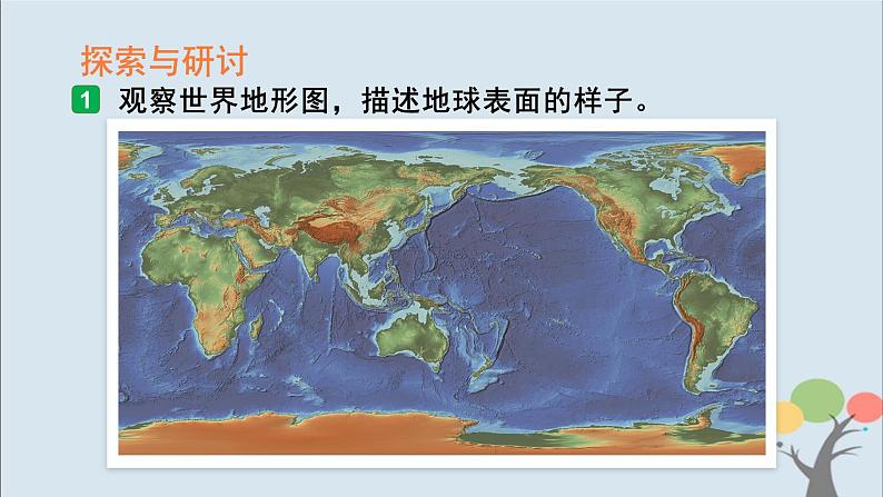 教科版五年级上册2.1《地球的表面》课件+教案+素材05