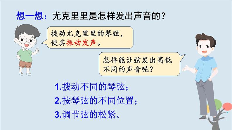 教科版四年级上册1.7《让弦发出高低不同的声音》课件+教案+素材03