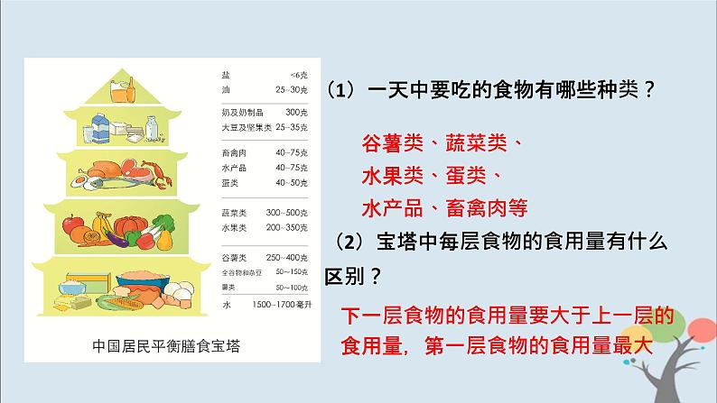 教科版四年级上册2.6《营养要均衡》课件+教案05