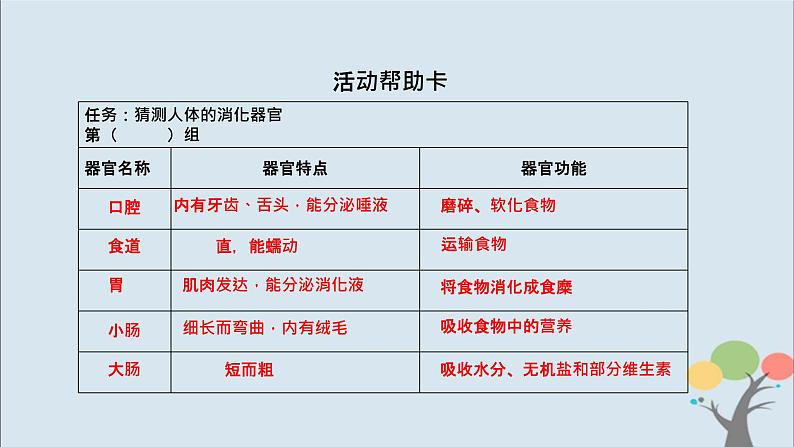 教科版四年级上册2.8《食物在身体里的旅行》课件+教案+素材06