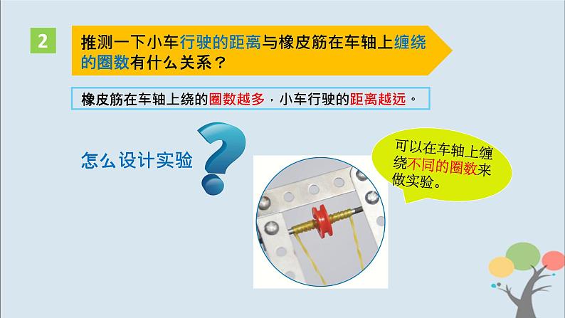 教科版四年级上册3.3《用橡皮筋驱动小车》课件+教案+素材05