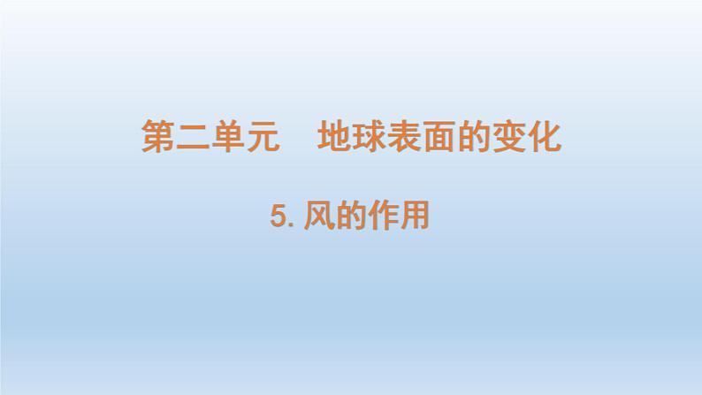 小学科学教科版五年级上册第二单元第5课《风的作用 》课件（2021新版）01