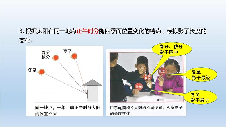 小学科学教科版六年级上册第二单元第5课《影长的四季变化》课件（2021版）第5页