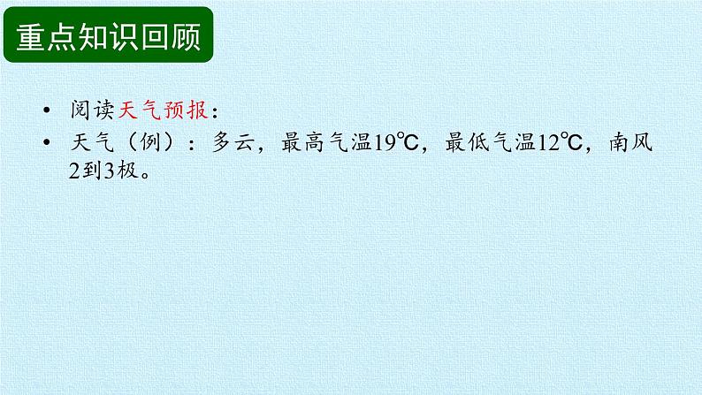 苏教版（2017）二年级上册科学 第1单元 关心天气 复习课件05