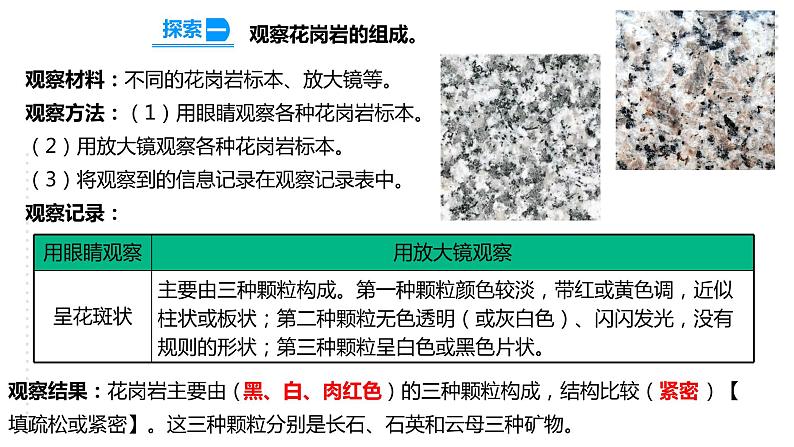 3.3岩石的组成 课件（34张PPT）+教案+练习+素材04