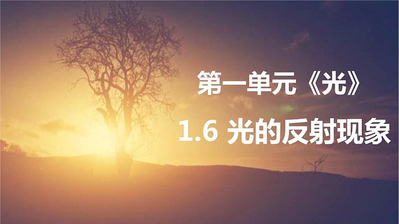 教科版新教材五年级科学上册1.6《光的反射现象》课件01