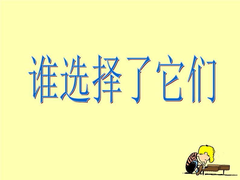 4.7《谁选择了它们》2（课件）-2021-2022学年科学六年级上册（教科版）01