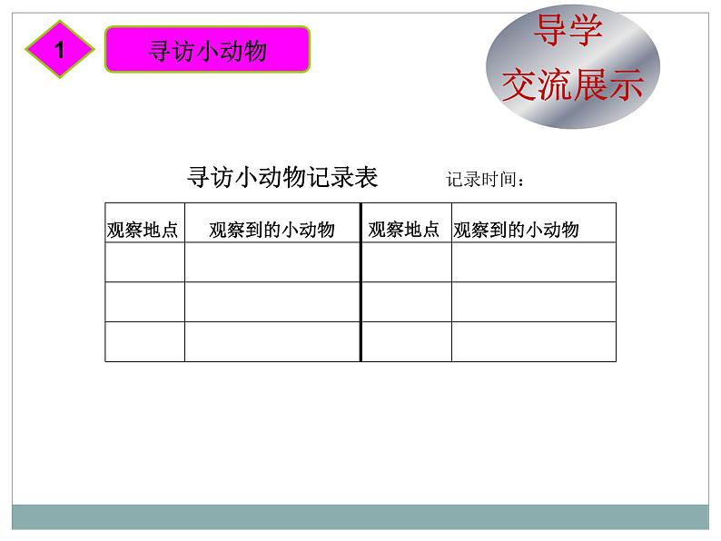 教科版 三年级上科学-2.1《寻访小动物》_3课件（19张PPT）第5页