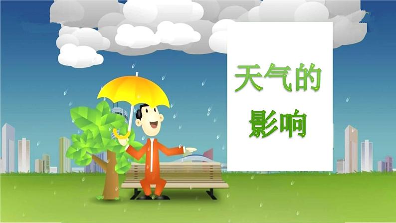 大象版科学二上 1.2《天气的影响》课件01