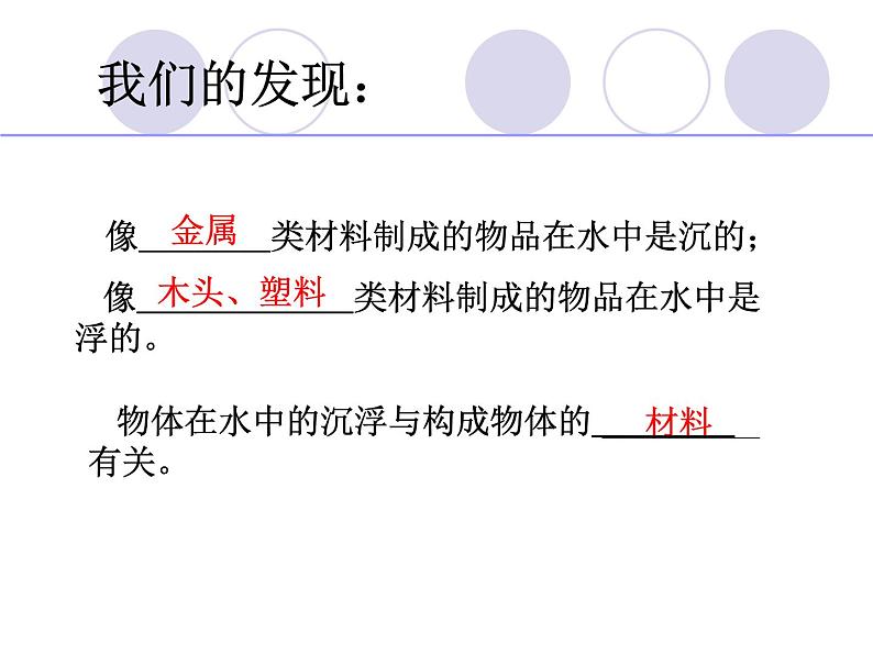 教科版 三年级上科学-3.5材料在水中的沉浮 课件（15张PPT）第6页