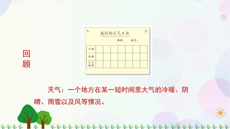 三年级上册科学-3.7 整理我们的天气日历（课件+教学设计＋任务单＋课后练习）教科版02