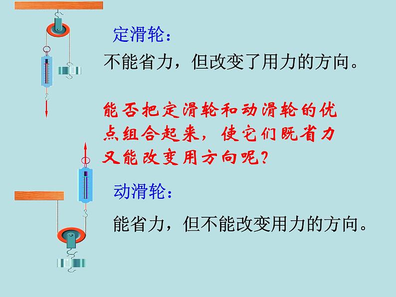 教科版 科学六年级上册 1.6滑轮组 课件（17张PPT）07