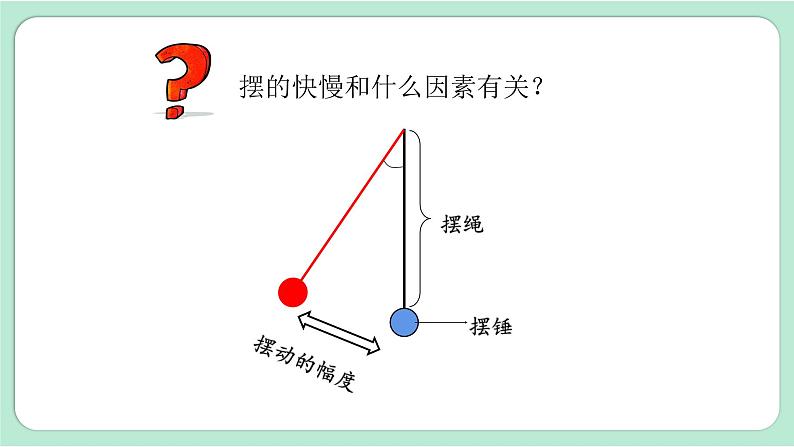 教科版五年级科学上册 第三单元 第5课时  摆的快慢 课件（14张PPT）05
