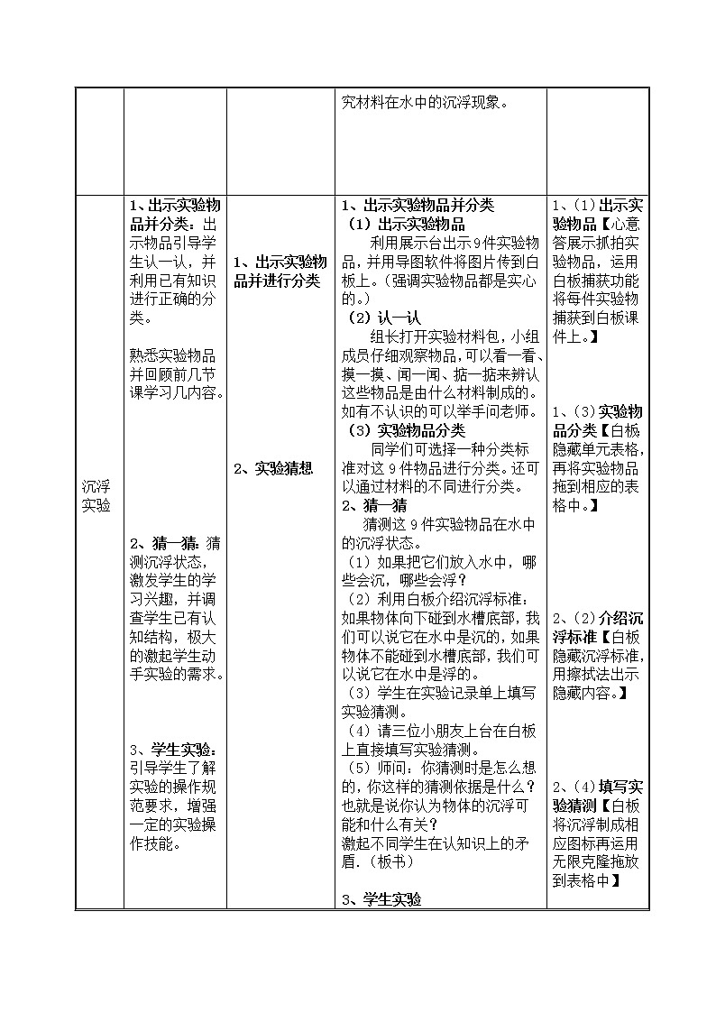 三年级上科学-3.5材料在水中的沉浮(2)教案-教科版第2页