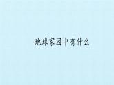 教科版（2017） 二年级上册科学-1.1地球家园中有什么_课件（14张PPT）