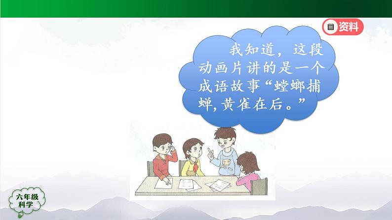 新人教鄂教版科学六上：2.6 食物链（2课时）PPT课件06