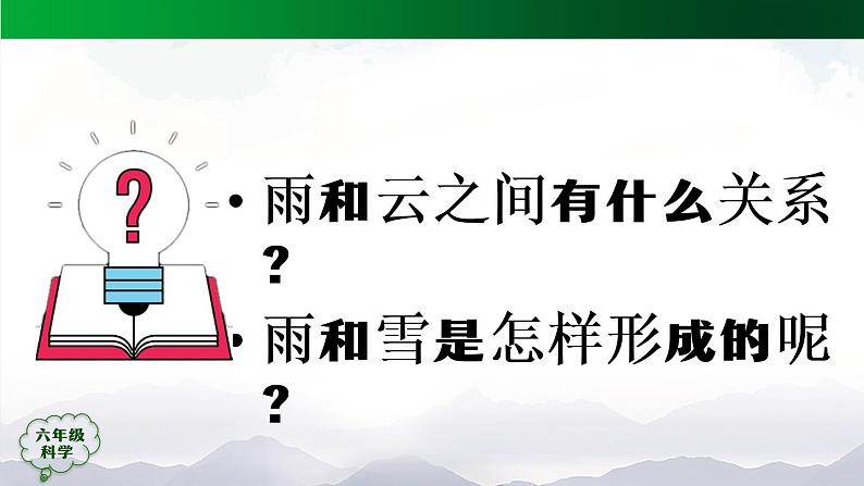 新人教鄂教版科学六上：3.10 雨和雪PPT课件+视频06