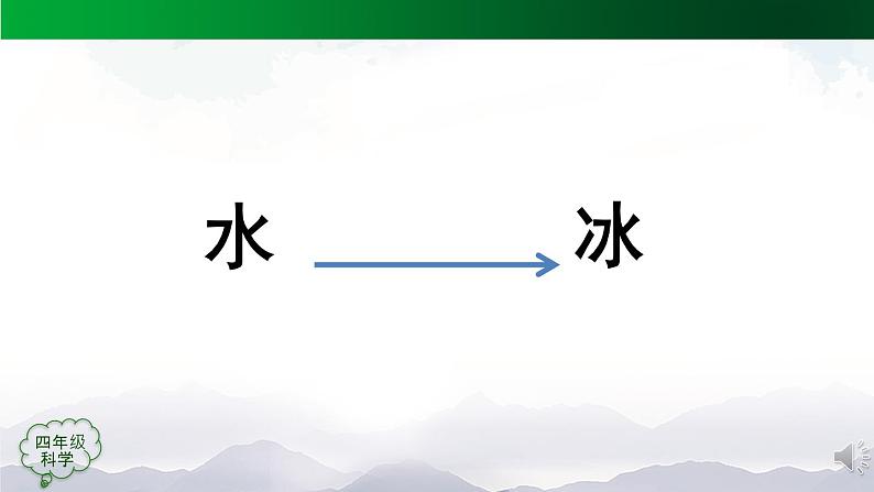 新人教鄂教版科学四上：4.11 水结冰了 PPT课件+内嵌视频02