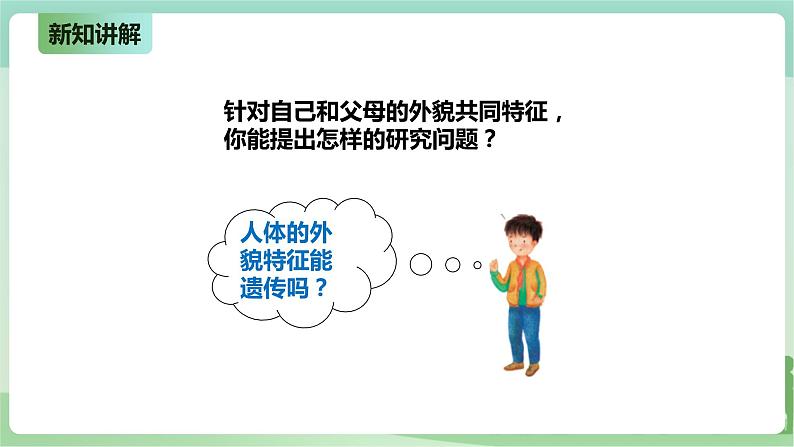 新粤教版科学六上：4.18《专题探究：外貌特征能遗传吗》PPT课件+教案+练习05