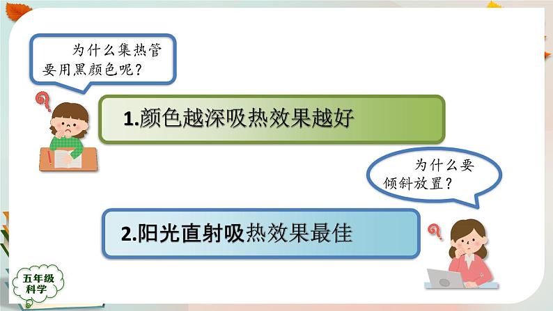 新人教鄂教版五上科学：5.14 认识太阳能热水器（第2课时） PPT课件+教案+练习02