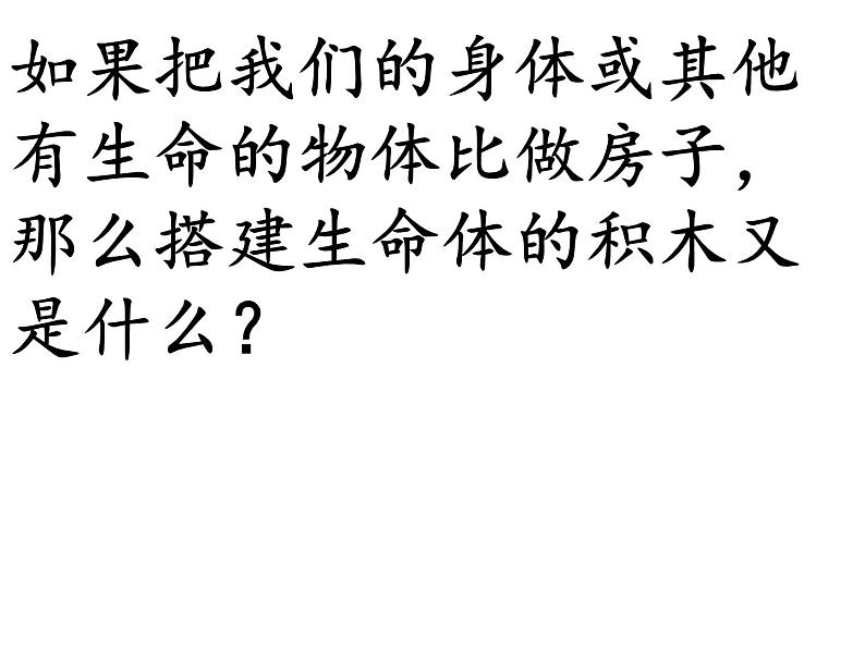 苏教版 六年级科学上册 1.4 搭建生命体的“积木” 教学课件05