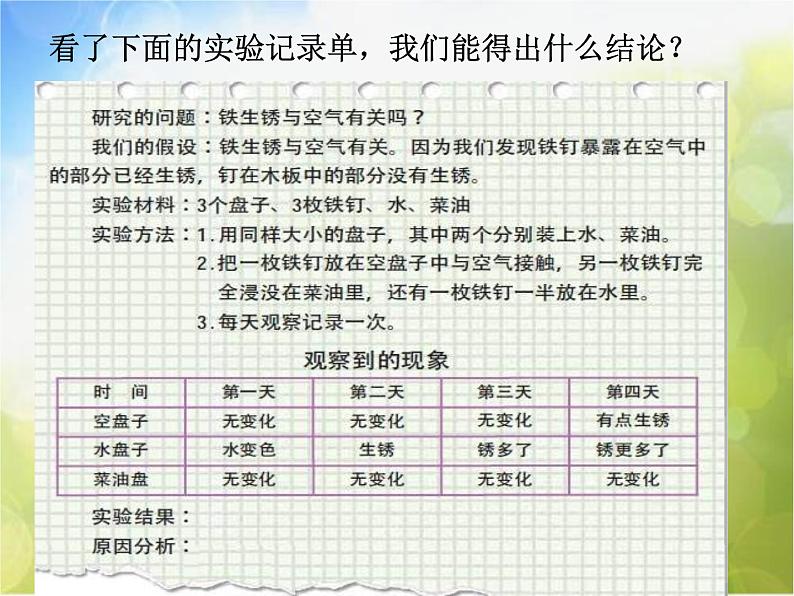 苏教小学科学六上《3.2、铁钉生锈了》PPT课件03