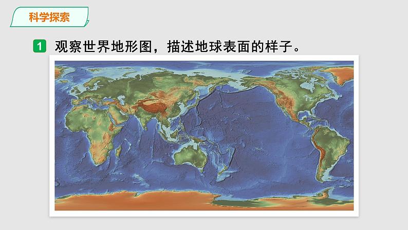 教科版 五年级科学上册 2.1 地球的表面 课件 （含视频）05