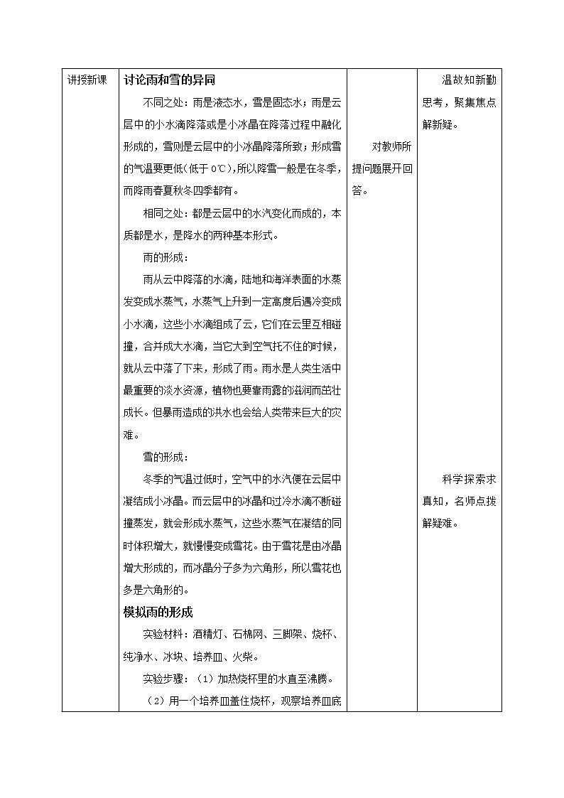 苏教版五年级上册 4.15《雨和雪》课件+教案+同步练习02